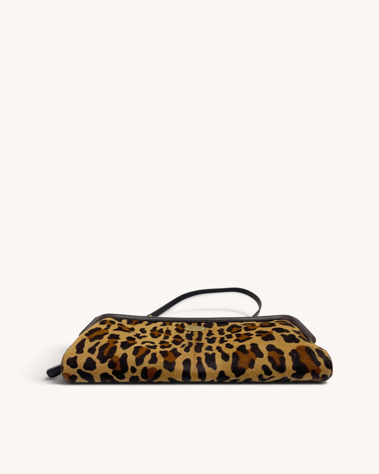 Vintage Celine Leopard Ponyhair Shoulder Bag