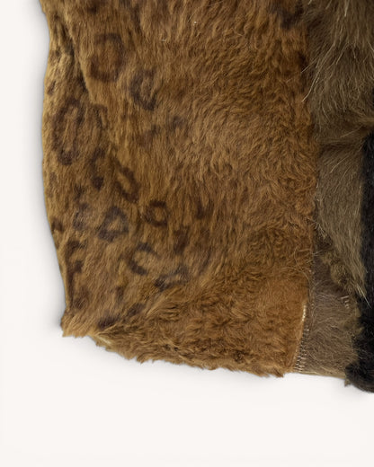 Vintage Dior Patchwork Fur Tote Bag
