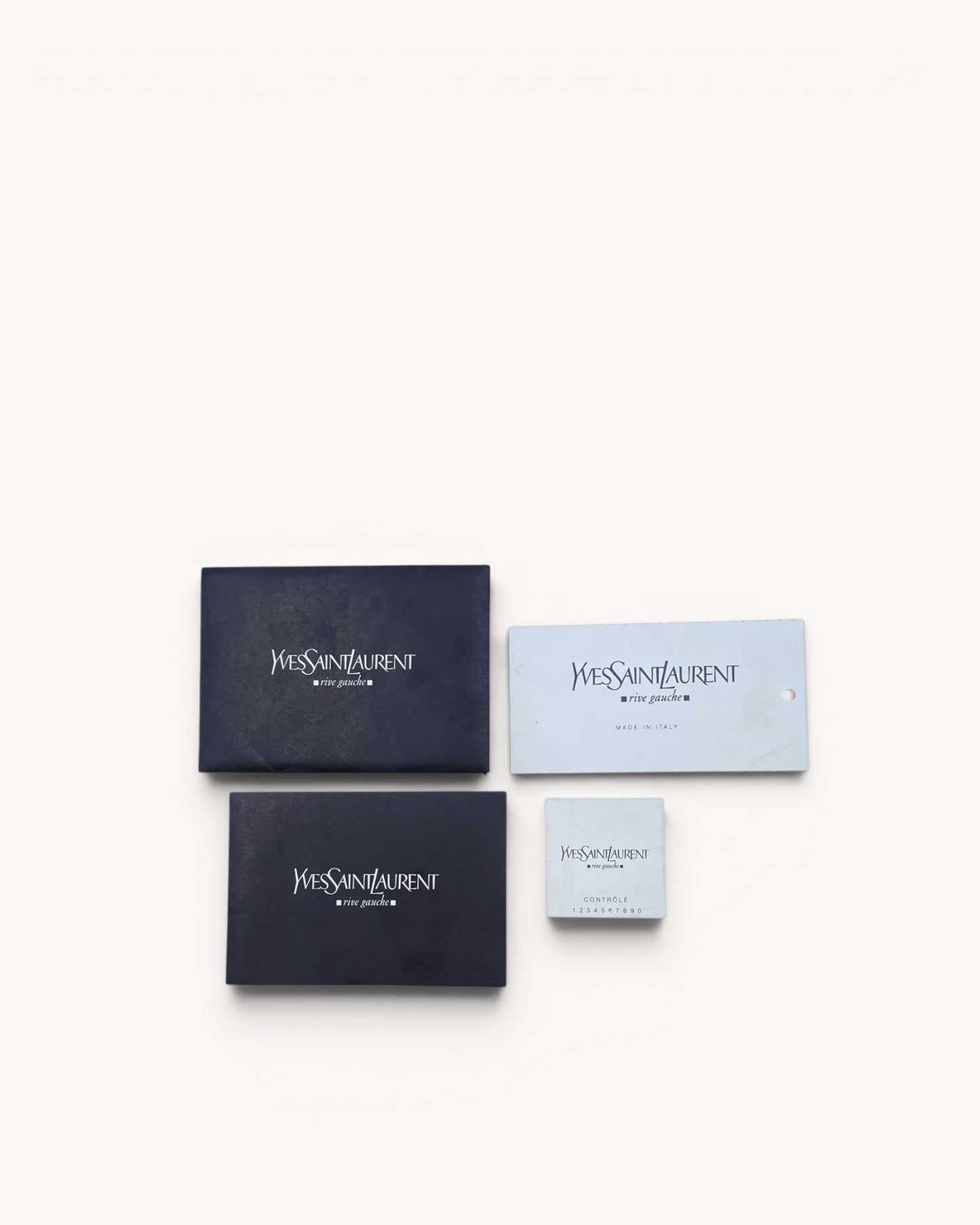 Vintage Yves Saint Laurent Mini Black Satin Mombasa